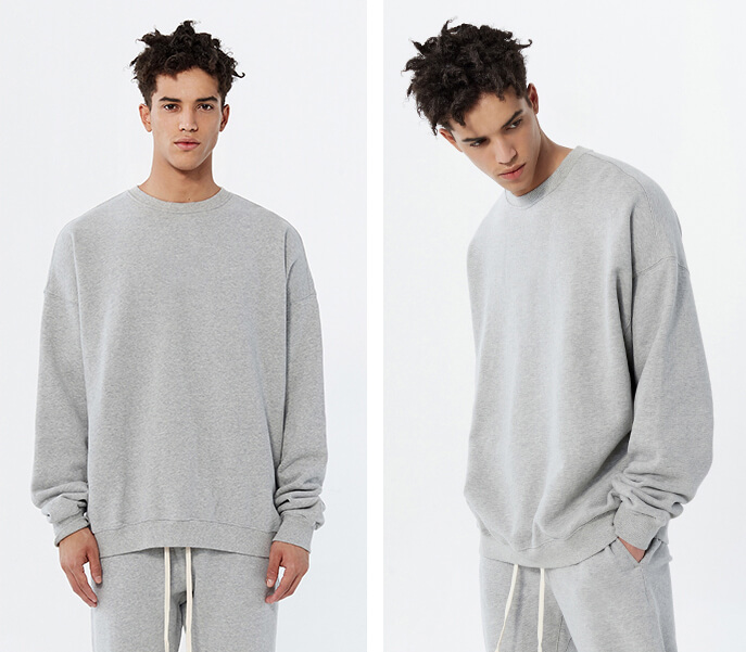 man cotton french terry sweatsuit 丨 Lezhou Garment